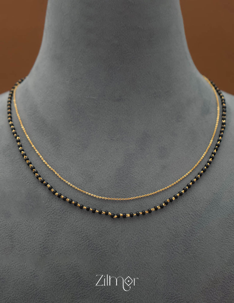 KY101544 - Simple Double layer Necklace 4-Zilmor