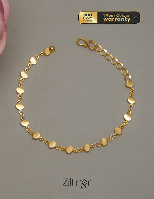 KY101656 - Anti Tarnish Dot Design Bracelet 1-Zilmor