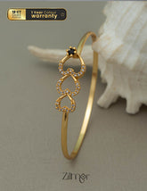 KF101236 - Gold Plated Openable Bangle 1-Zilmor