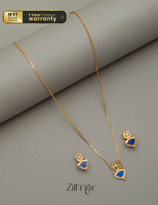 Simple Palakka Necklace Set 1-Zilmor