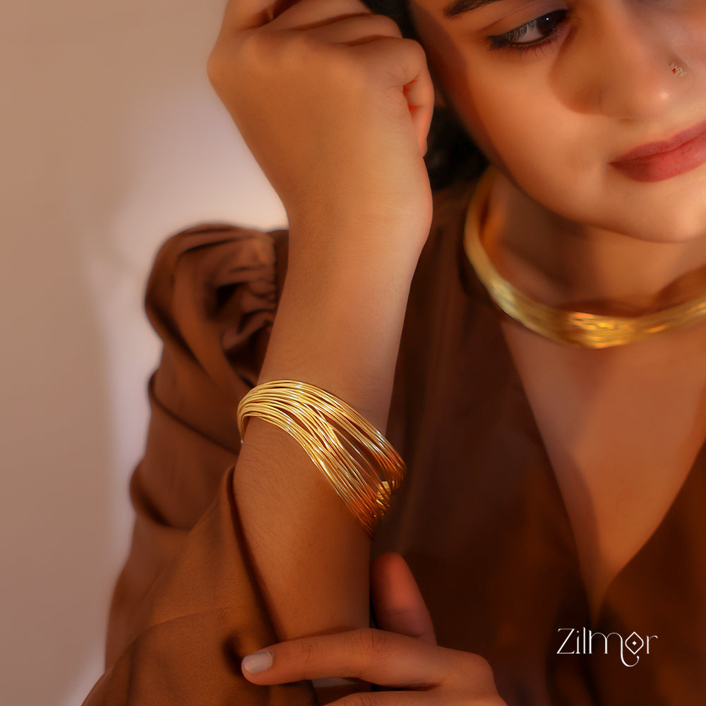 AS101128 - Contemporary Handcuff Cuff Bangle