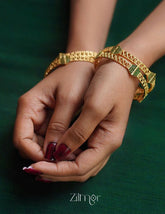 KI101178 - AD stone Bangle (Pair) 2-Zilmor