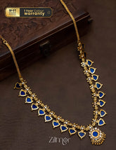 Palakka Long Haram Necklace with Pendant PP100218