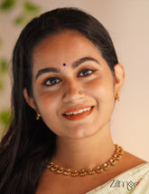 Premium Antique Necklace set with Earring - BH100364