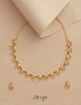 Premium Antique Necklace set with Earring - BH100364