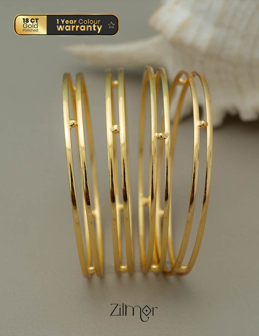 KF101673 - Gold Plated Bangles 1-Zilmor