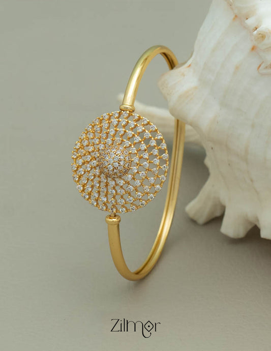 FS101583 - AD Stone Openable Bangle 1-Zilmor