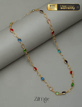 KY101904 - Semi Precious Stone  Necklace 1-Zilmor