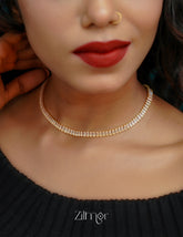 KY101955 - Anti tarnish tennis Necklace 2-Zilmor