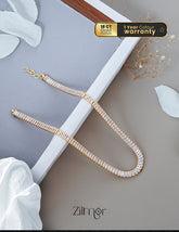 KY101955 - Anti tarnish tennis Necklace 1-Zilmor