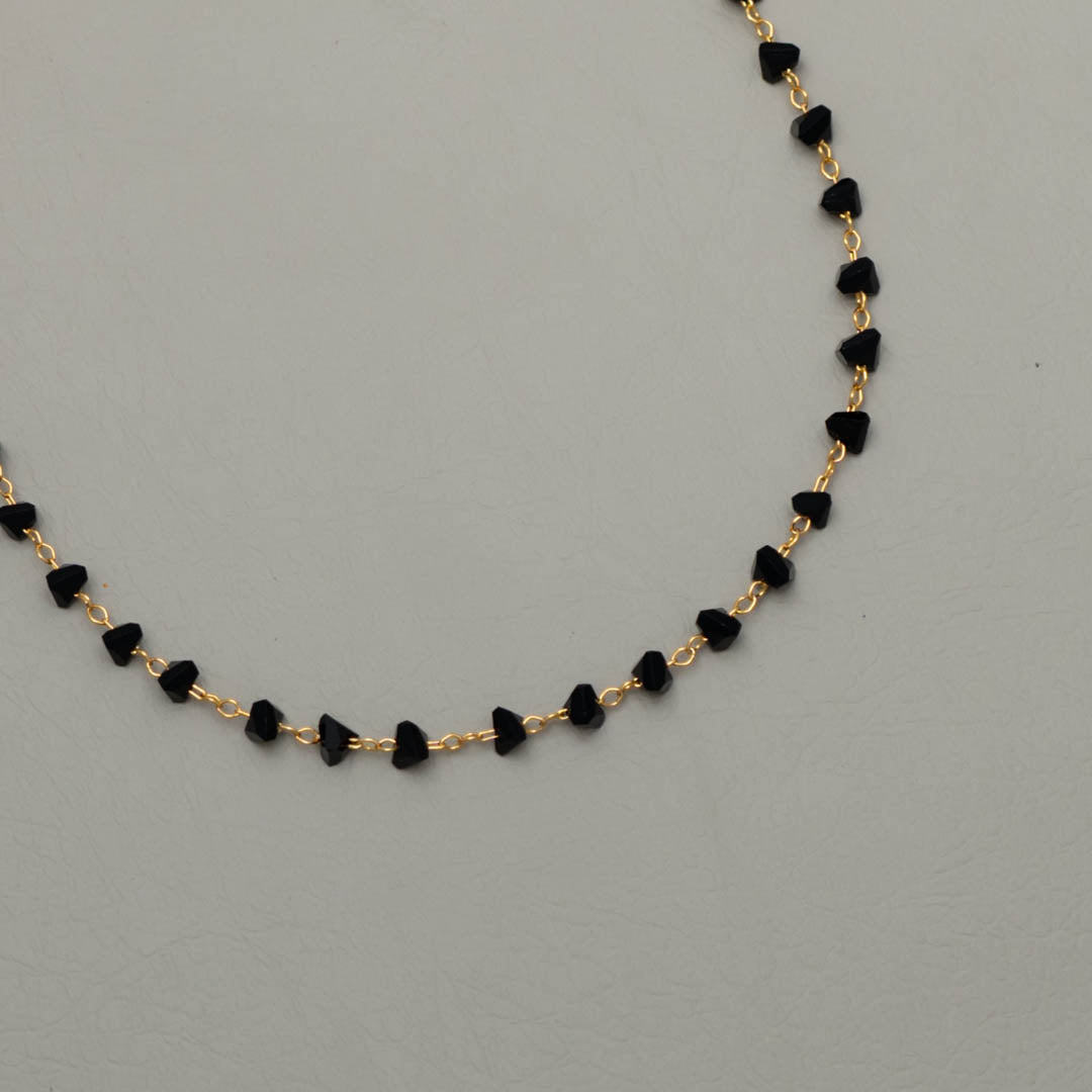 PE101521 - Semiprecious uncut Stone Necklace