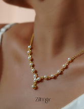 AS101476 - Pearl Simple Necklace 1-Zilmor