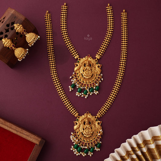 SC100946 - Traditional Bridal Combo Necklace Earring Set