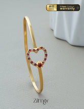 KF1011353 - Gold Plated Openable Bangle 1-Zilmor