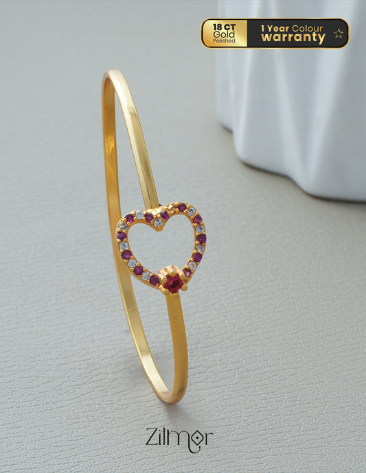 KF1011353 - Gold Plated Openable Bangle 1-Zilmor