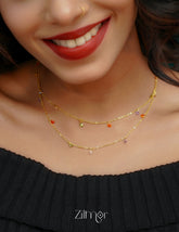PE101850 - Modern Gold Plated Necklace 2-Zilmor