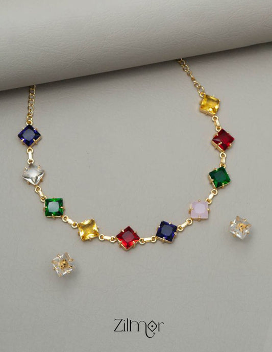 Hina - Stone Necklace Set 1-Zilmor