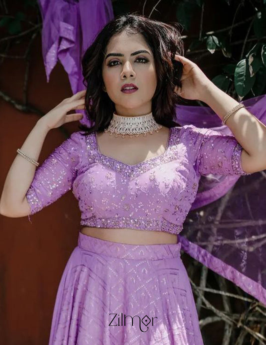 AD Necklace Set with Earrings -NL10035 2-Zilmor