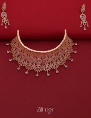 AD Necklace Set with Earrings -NL10035 3-Zilmor