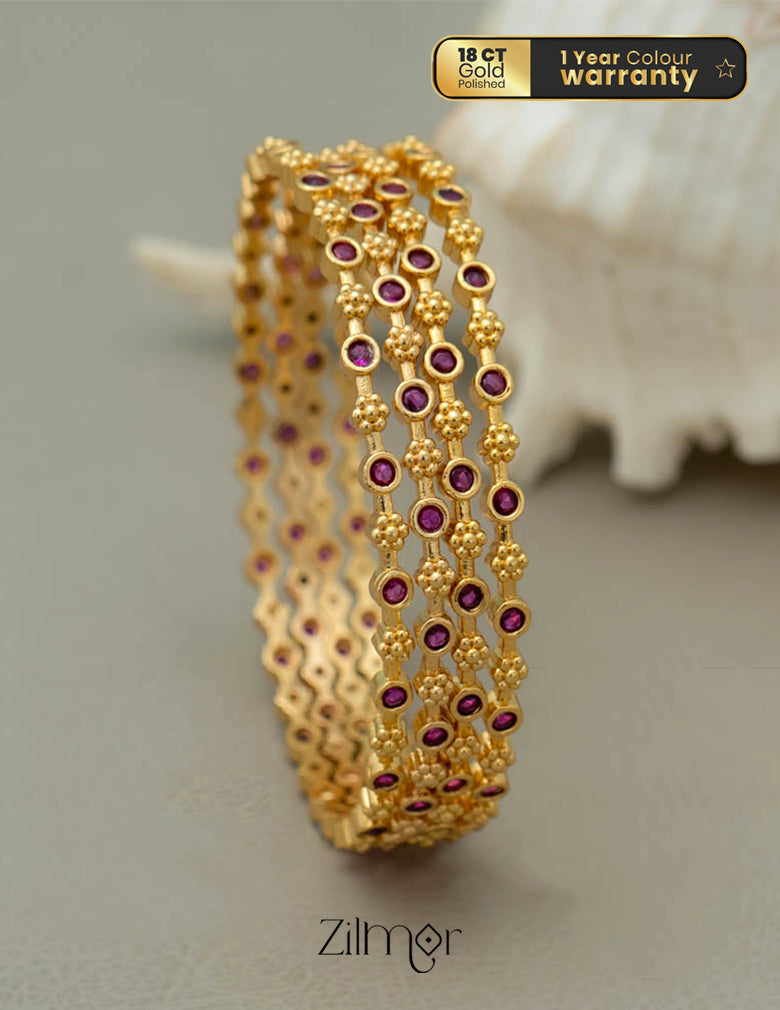 AD stone bangle - PE10055 – Zilmor