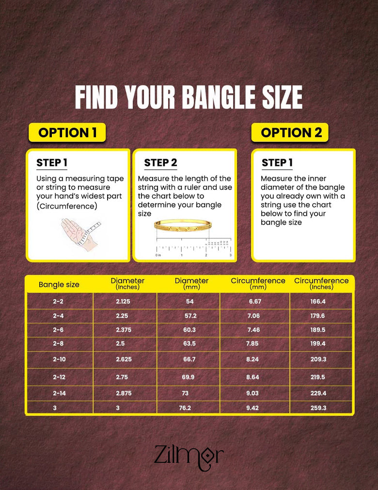 AD stone bangle (Pair) - KF100805 4-Zilmor