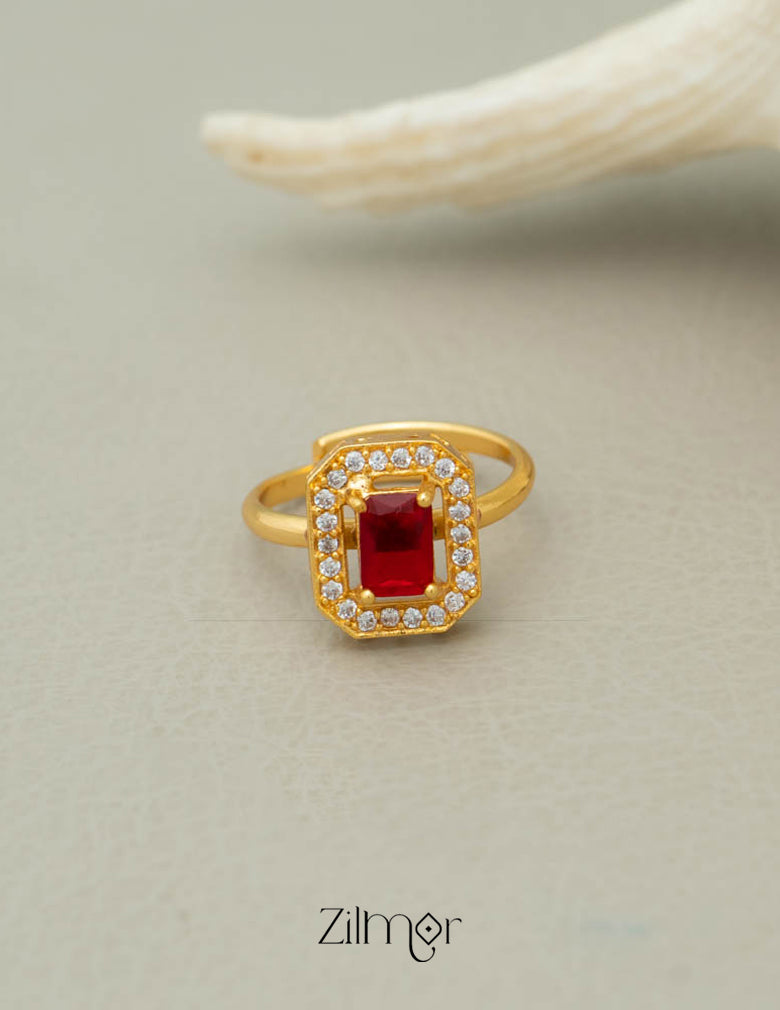 AG101022 - Gold tone AD Ring (color option) 3-Zilmor