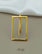 AS101054 - Gold Geometric Ring 1-Zilmor