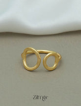 AS101127 - Open Face Golden Ring 1-Zilmor