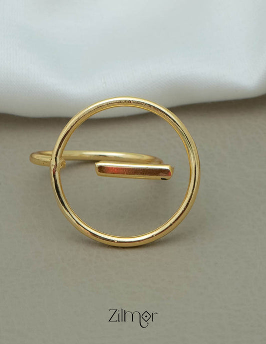 AS101134 - Open Circle Golden Ring 1-Zilmor