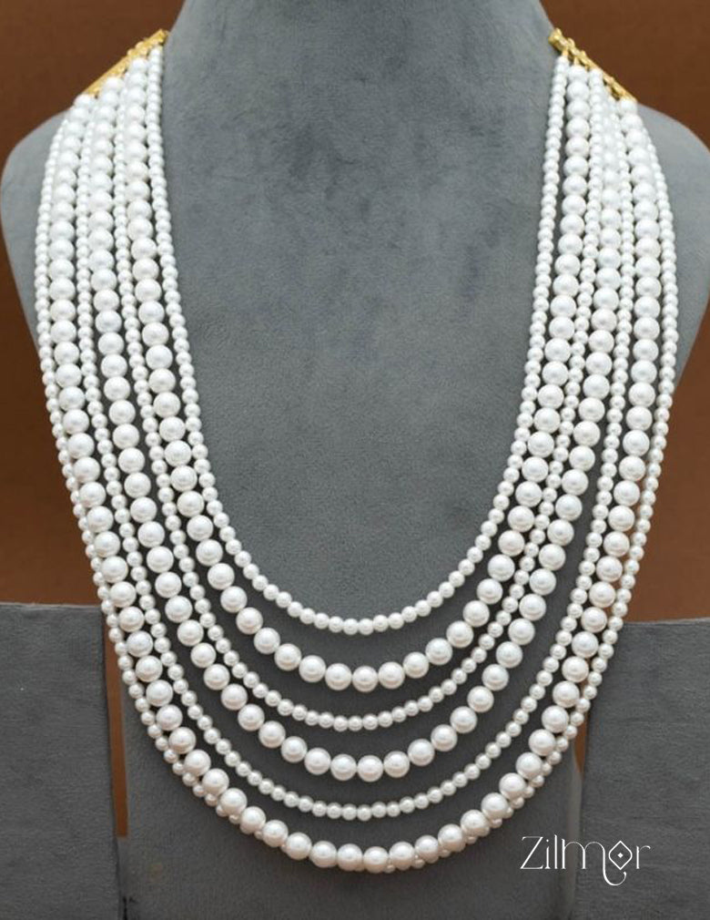 AS101458 - Pearl layer Necklace 3-Zilmor