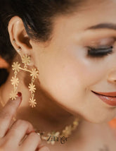 AS200142 - Chandelier Brass earrings 1-Zilmor