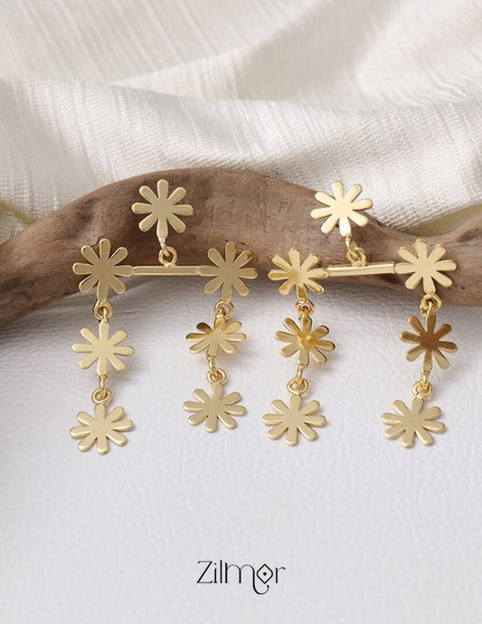 AS200142 - Chandelier Brass earrings 2-Zilmor