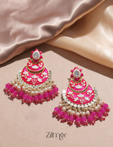 Ahana - Polki Designer Earring 1-Zilmor