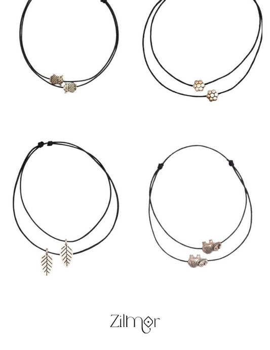 Anklet Pack Of 4 In One Combo 2-Zilmor