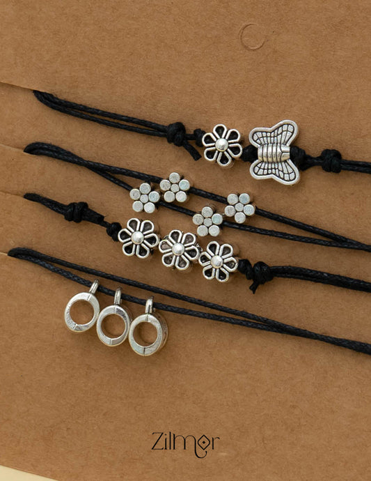 Anklet Pack Of 4 In One Combo - KY100874 2-Zilmor