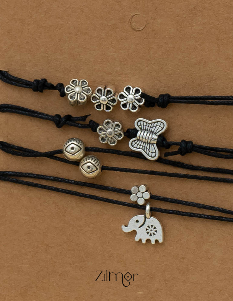 Anklet Pack Of 4 In One Combo - KY100875 2-Zilmor