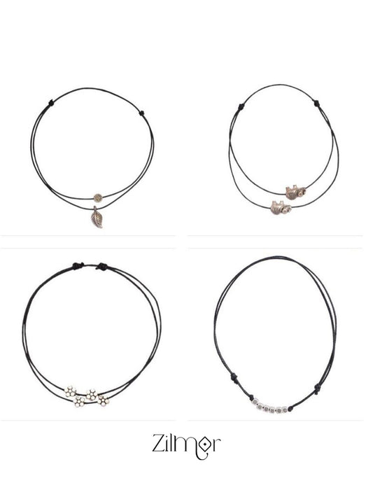 Anklet Pack Of 4 In One Combo - KY100877 1-Zilmor