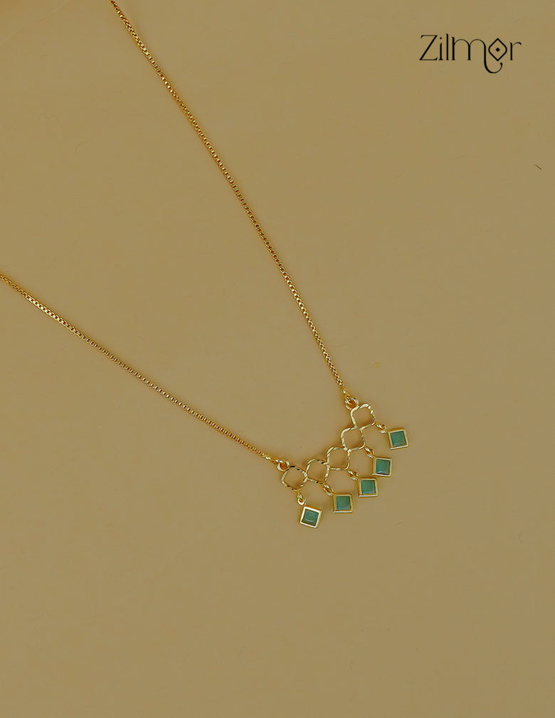 Simple pendant Necklace-3