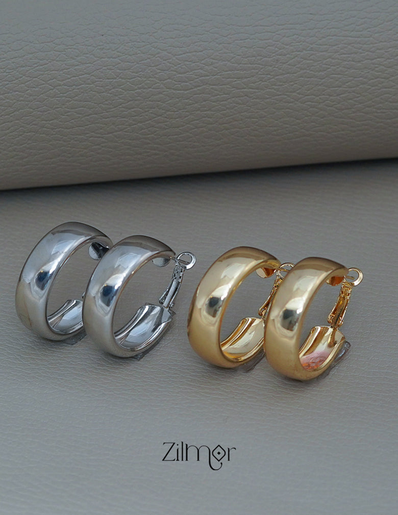 BK0052 - Contemporary Hoop Earrings 2-Zilmor