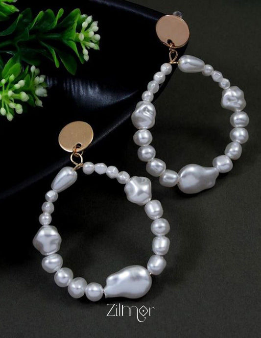Baroque Pearl Drop Earrings - PT100382