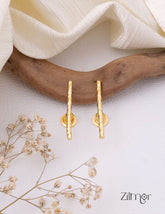 Brass Stick Earrings - AS100758 1-Zilmor