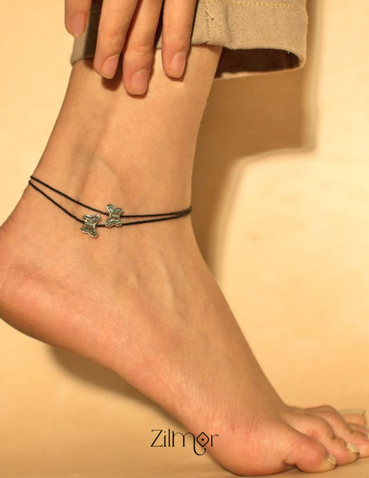 Butterfly charm Anklet Ky101156 1-Zilmor