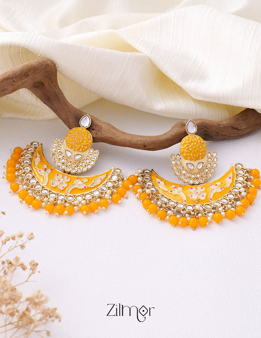 Chandbali Wedding Earrings - KG100836 1-Zilmor