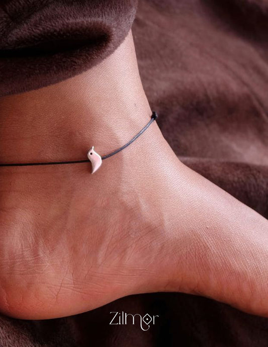 Dove Charm Thread Anklet - Ky101157 2-Zilmor