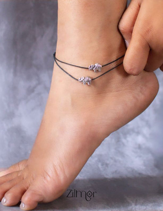 Elephant charm Anklet 1-Zilmor