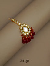 FS1011234 - Kundan & Beaded Maang Tikka 1-Zilmor