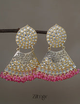 FS1011248 - Gold Filigree Chandbali Earrings 1-Zilmor