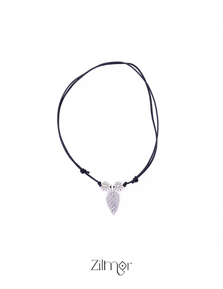 Flower & Leaf Anklet - KY100958 1-Zilmor