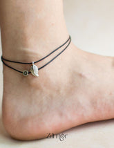 Flower & Leaf Anklet 1-Zilmor