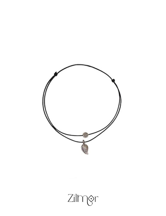 Flower & Leaf Anklet 2-Zilmor